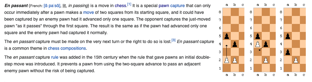 Wikipedia En Passant Move